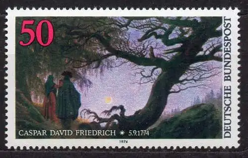 BRD, Mi-Nr. 815 **, Caspar David Friedrich