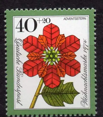 BRD, Mi-Nr. 824 **, Weihnachten 1974