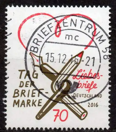 BRD, Mi-Nr. 3259 gest., Tag der Briefmarke
