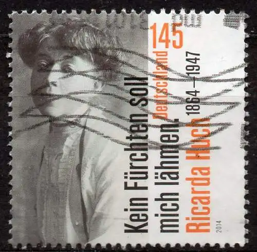 BRD, Mi-Nr. 3093 gest., 150. Geburtstag von Ricarda Huch