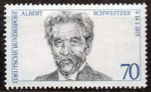 BRD, Mi-Nr. 830 **, Dr. Albert Schweitzer