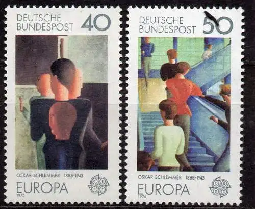 BRD, Mi-Nr. 840 - 841 **, kompl., Europa CEPT 1975