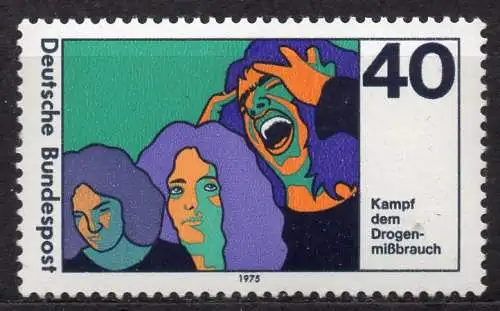 BRD, Mi-Nr. 864 **, Kampf dem Drogenmissbrauch