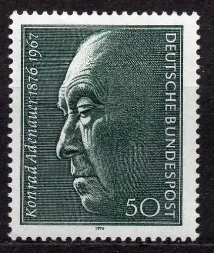 BRD, Mi-Nr. 876 **, 100. Geburtstag von Konrad Adenauer