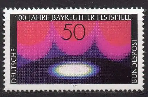 BRD, Mi-Nr. 896 **, 100 Jahre Bayreuther Festspiele