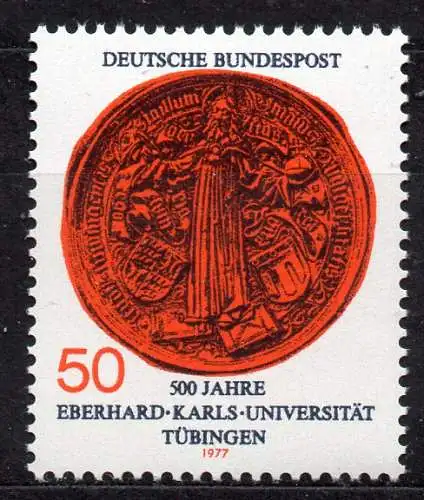 BRD, Mi-Nr. 946 **, 500 Jahre Universität Tübingen