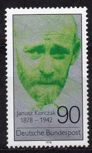 BRD, Mi-Nr. 973 **, 100. Geburtstag von Dr. Janusz Korczak