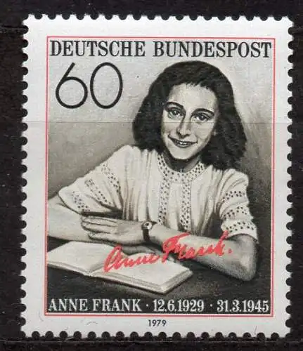 BRD, Mi-Nr. 1013 **, Anne Frank