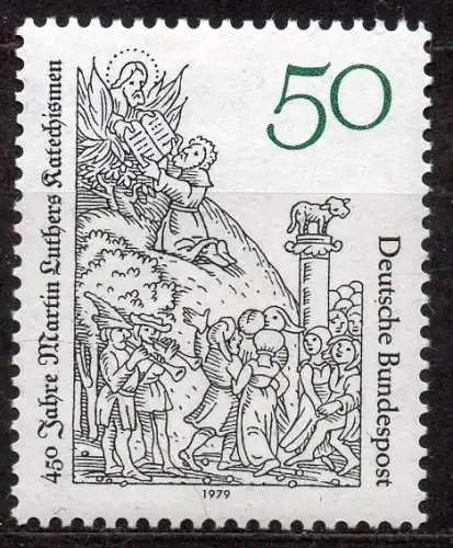 BRD, Mi-Nr. 1016 **, 450 Jahre Katechismus von Martin Luther