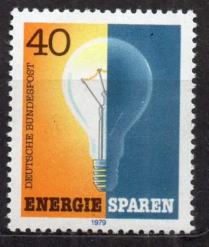 BRD, Mi-Nr. 1031 **, Energie sparen