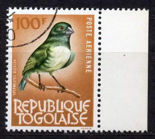 Togo, Mi-Nr. 403 gest., Vogel: Glanzelsterchen