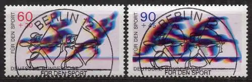 BRD, Mi-Nr. 1009 - 1010 ErsttagSST Berlin, kompl., Sporthilfe