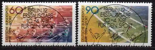 BRD, Mi-Nr. 1094 - 1095 ErsttagSST Berlin, kompl., Sporthilfe