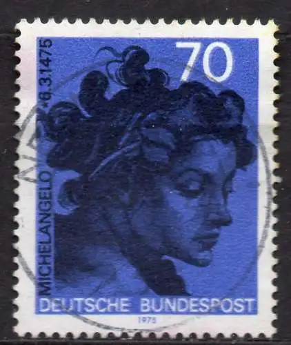 BRD, Mi-Nr. 833 gest., 500. Geburtstag von Michelangelo