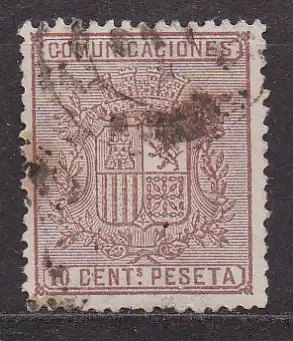 Spanien, Mi-Nr. 145 A gest., Staatswappen