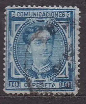 Spanien, Mi-Nr. 157 gest., König Alfons XII.