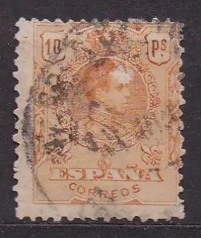 Spanien, Mi-Nr. 242 gest., König Alfons XIII.