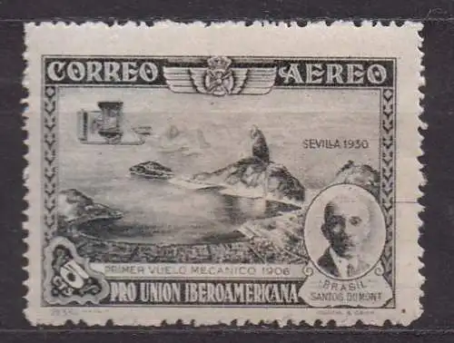 Spanien, Mi-Nr. 554 *, Ibero-Amerikanische Ausstellung in Sevilla