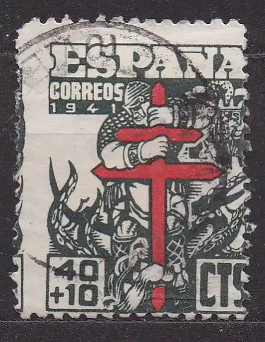 Spanien, Mi-Nr. 896 gest., Kampf gegen die Tuberkulose