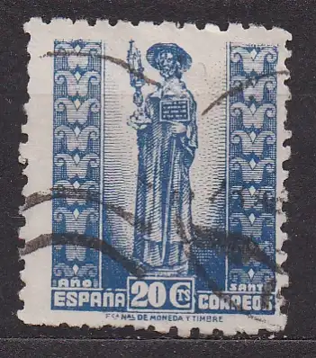Spanien, Mi-Nr. 905 gest., hl. Jakobus