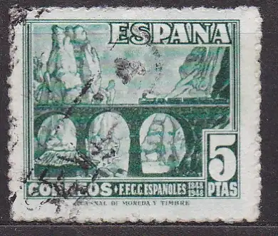 Spanien, Mi-Nr. 958 gest., 100 Jahre Spanische Eisenbahn