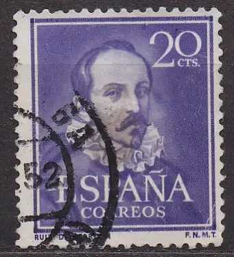 Spanien, Mi-Nr. 974 gest., DS Schriftsteller