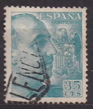Spanien, Mi-Nr. 997 gest., General Franco