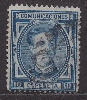 Spanien, Mi-Nr. 157 gest., König Alfons XII.