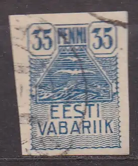 Estland, Mi-Nr. 10 gest., Möwen