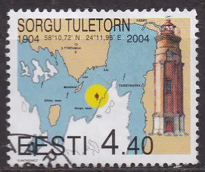 Estland, Mi-Nr. 478 gest., Leuchtturm Sorkholm