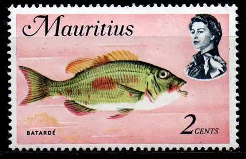 Mauritius, Mi-Nr. 331 Y **, Fisch