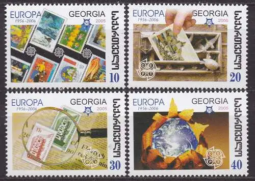 Georgien, Mi-Nr. 507 - 510 A **, kompl., 50 Jahre Europamarken