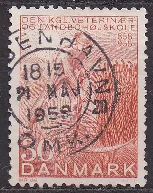 Dänemark, Mi-Nr. 369 gest., 100 Jahre Königliche Dänische Veterinär- u. Landwirtschaftshochschule