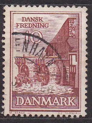 Dänemark, Mi-Nr. 404 x gest., 100 Jahre Abschaffung des Mühlenmonopols