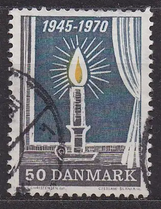 Dänemark, Mi-Nr. 494 gest., 25. Jahrestag