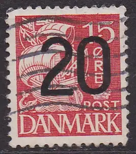 Dänemark, Mi-Nr. 256 gest., Karavelle