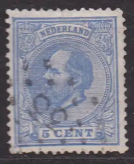 Niederlande, Mi-Nr. 19  D gest., König Willem III.