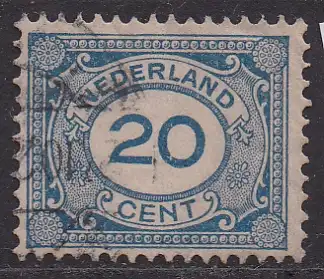 Niederlande, Mi-Nr. 109 gest., Ziffern im Oval