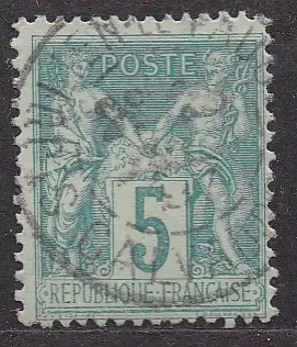 Frankreich, Mi-Nr. 59 II gest., Allegorien
