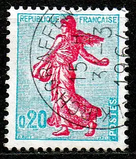 Frankreich, Mi-Nr. 1277 gest., Säerin