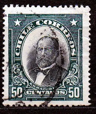 Chile, Mi-Nr. 162 gest., Persönlichkeiten