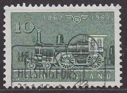 Finnland, Mi-Nr. 543 gest., 100 Jahre Finnische Staatseisenbahnen