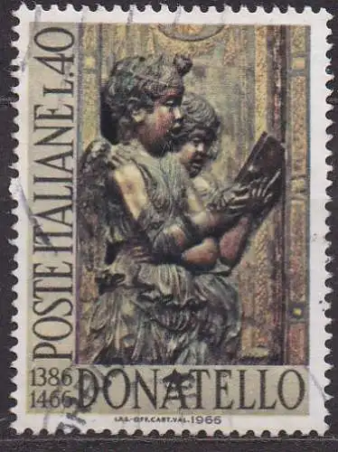 Italien, Mi-Nr. 1214 gest., 500. Todestag von Donatello