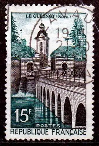Frankreich, Mi-Nr. 1145 gest., Landschaften: Le Quesnoy