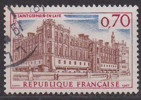 Frankreich, Mi-Nr. 1587 gest., Tourismus: Schloss von Saint-Germain-en-Laye