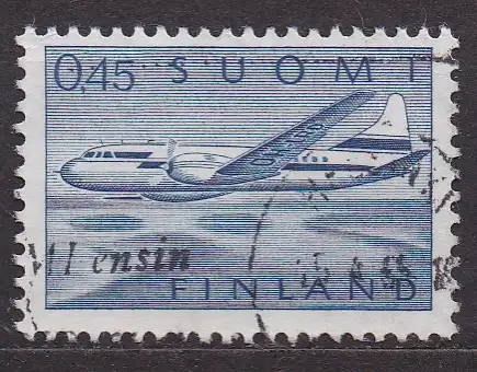 Finnland, Mi-Nr. 563 gest., Flugzeug Convair 440