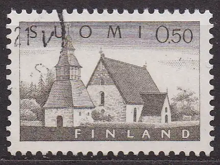 Finnland, Mi-Nr. 564 gest., Kirche von Lammi
