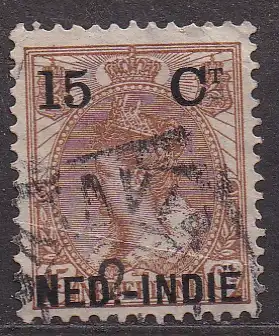 Niederländisch-Indien, Mi-Nr. 33 gest., Königin Wilhelmina