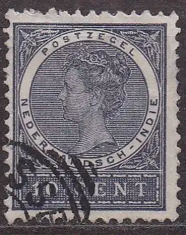 Niederländisch-Indien, Mi-Nr. 46 gest., Königin Wilhelmina