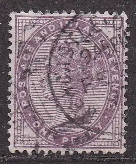 Großbritannien, Mi-Nr. 65 II gest., Königin Viktoria